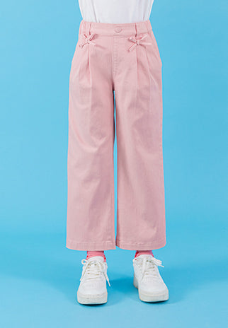 I LOVE J cotton semi wide pants