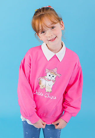 I LOVE J chu chu cat mtm top