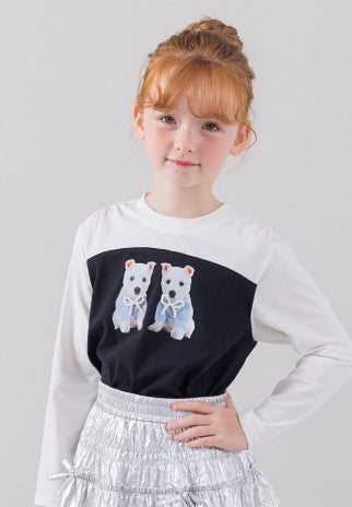 I LOVE J little puppy single top