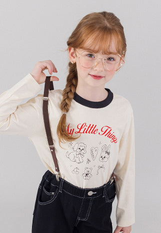 I LOVE J my little animal top