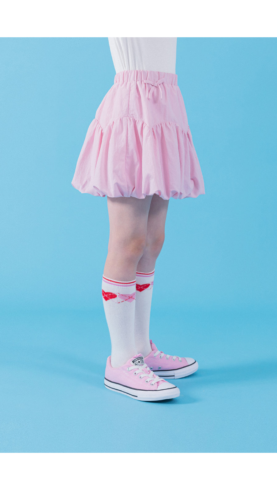 I LOVE J wooven balloon skirt
