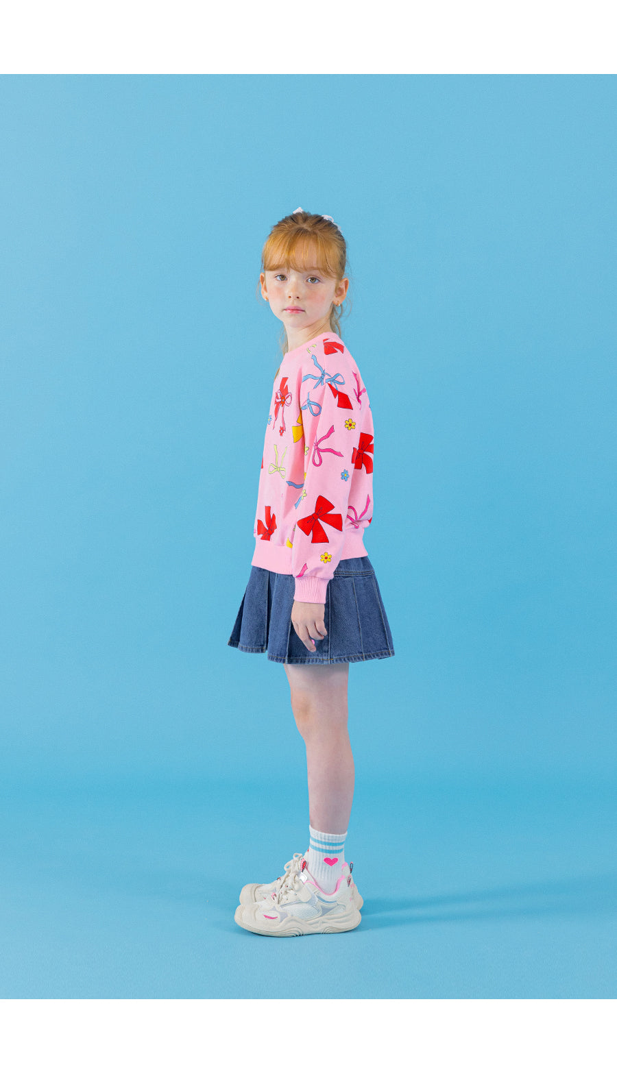 I LOVE J hudson ribbon mtm top