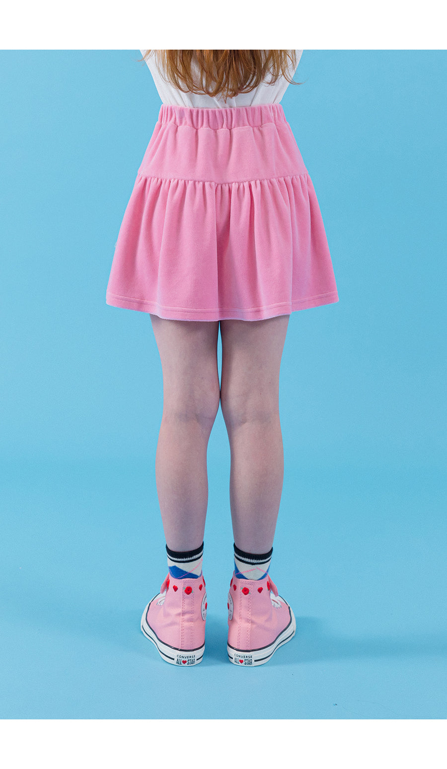 I LOVE J velour skirt