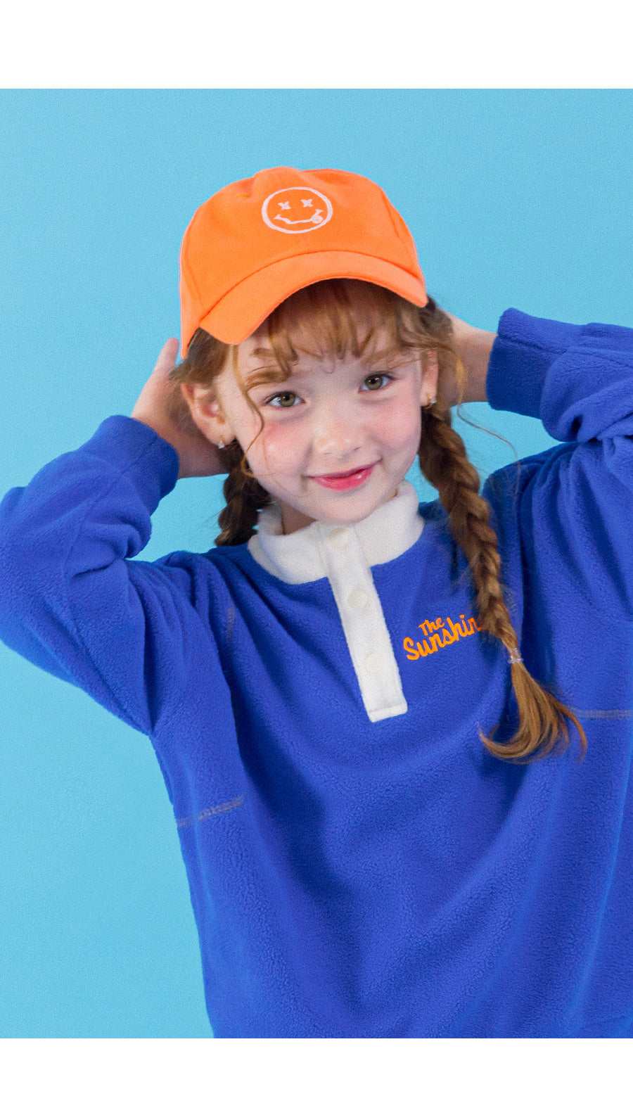 I LOVE J color-blocked fleece 2pc set