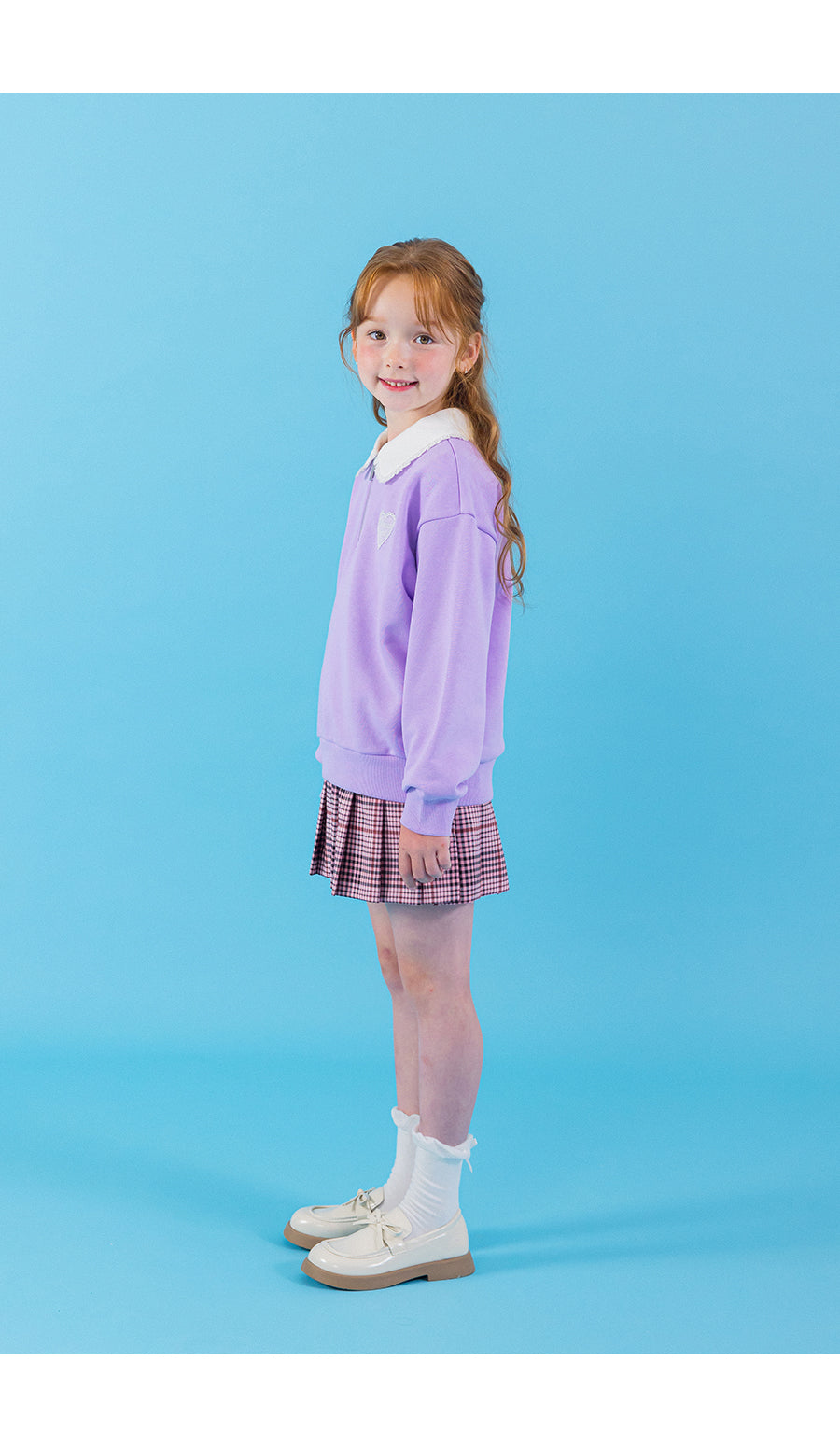 I LOVE J gento collar mtm top