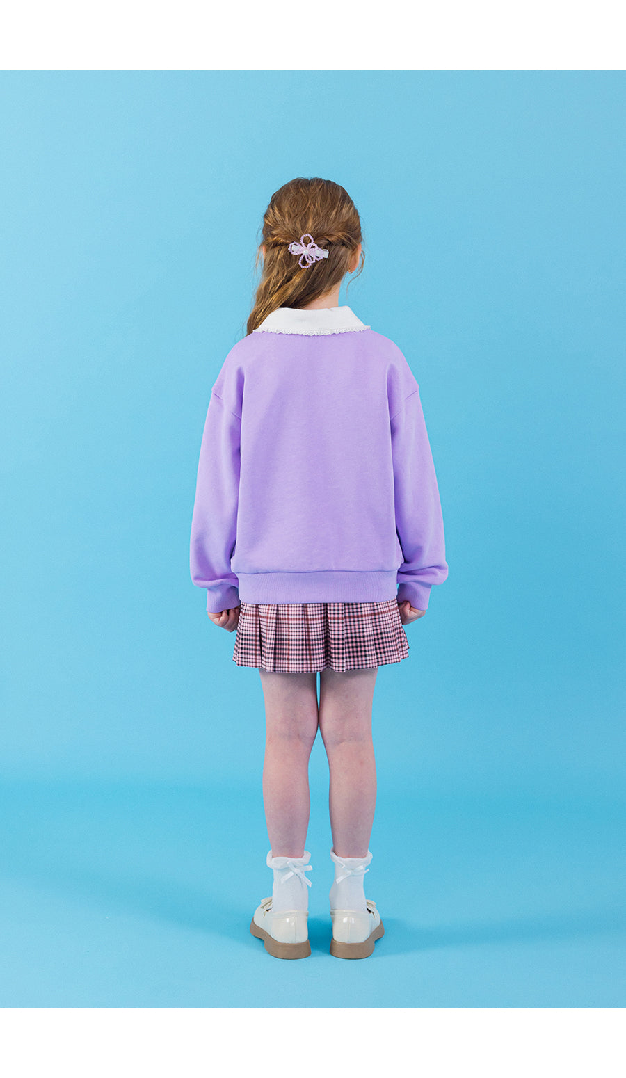 I LOVE J gento collar mtm top