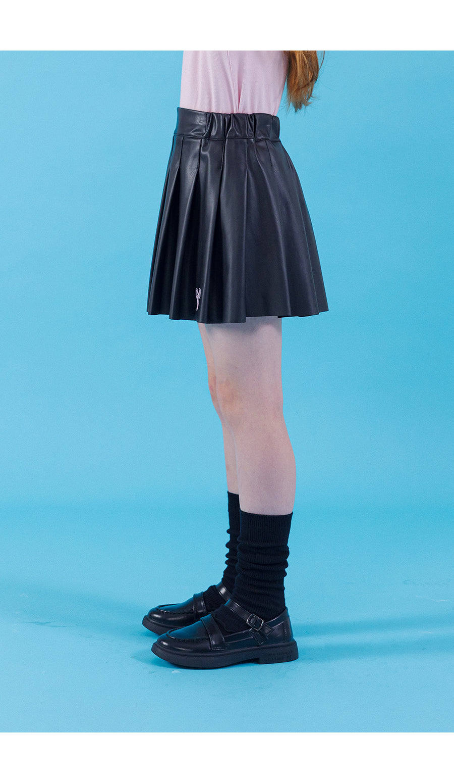 I LOVE J wonderland leather skirt