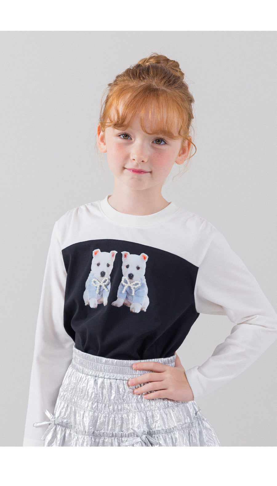 I LOVE J little puppy single top