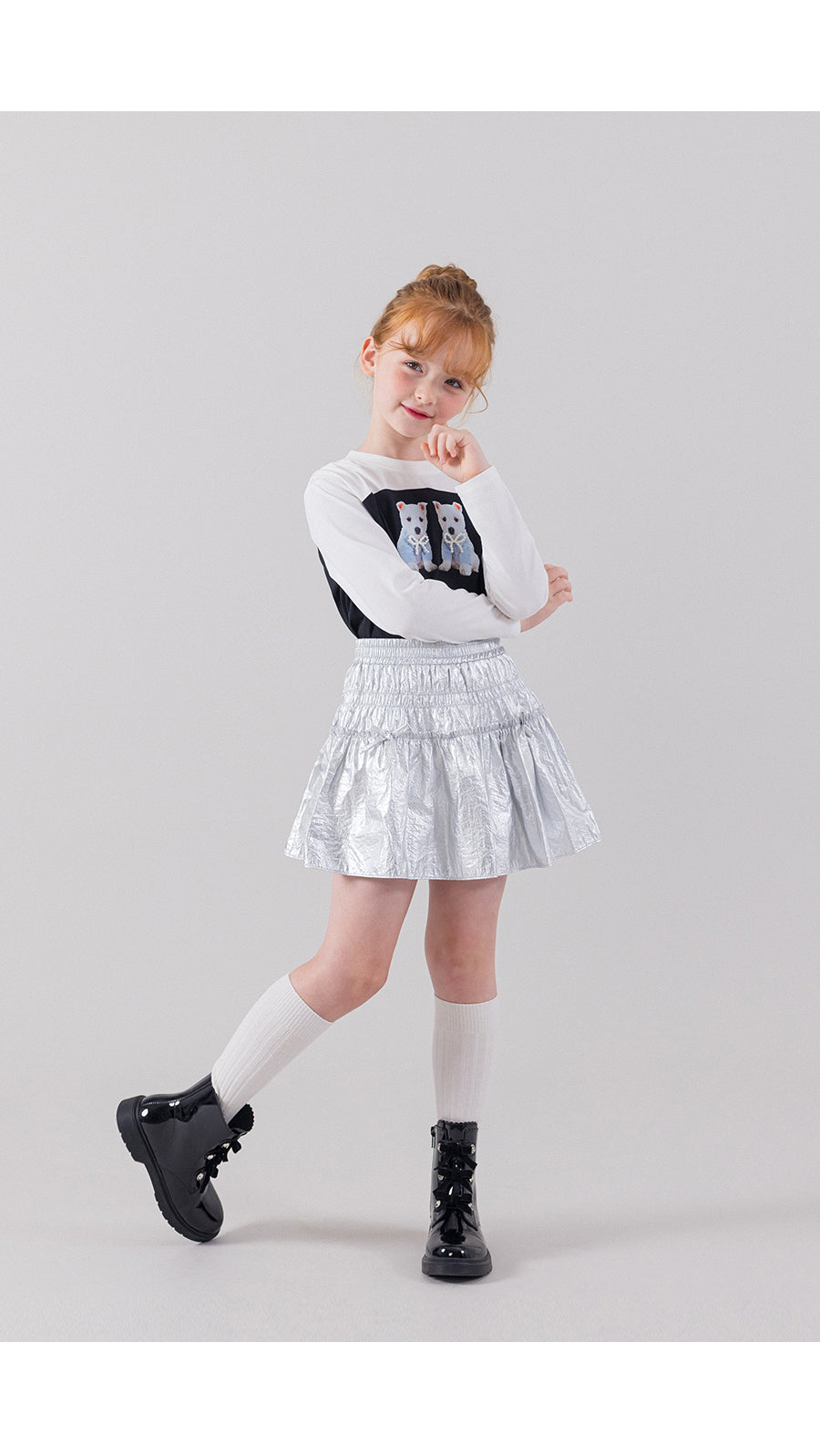 I LOVE J little puppy single top