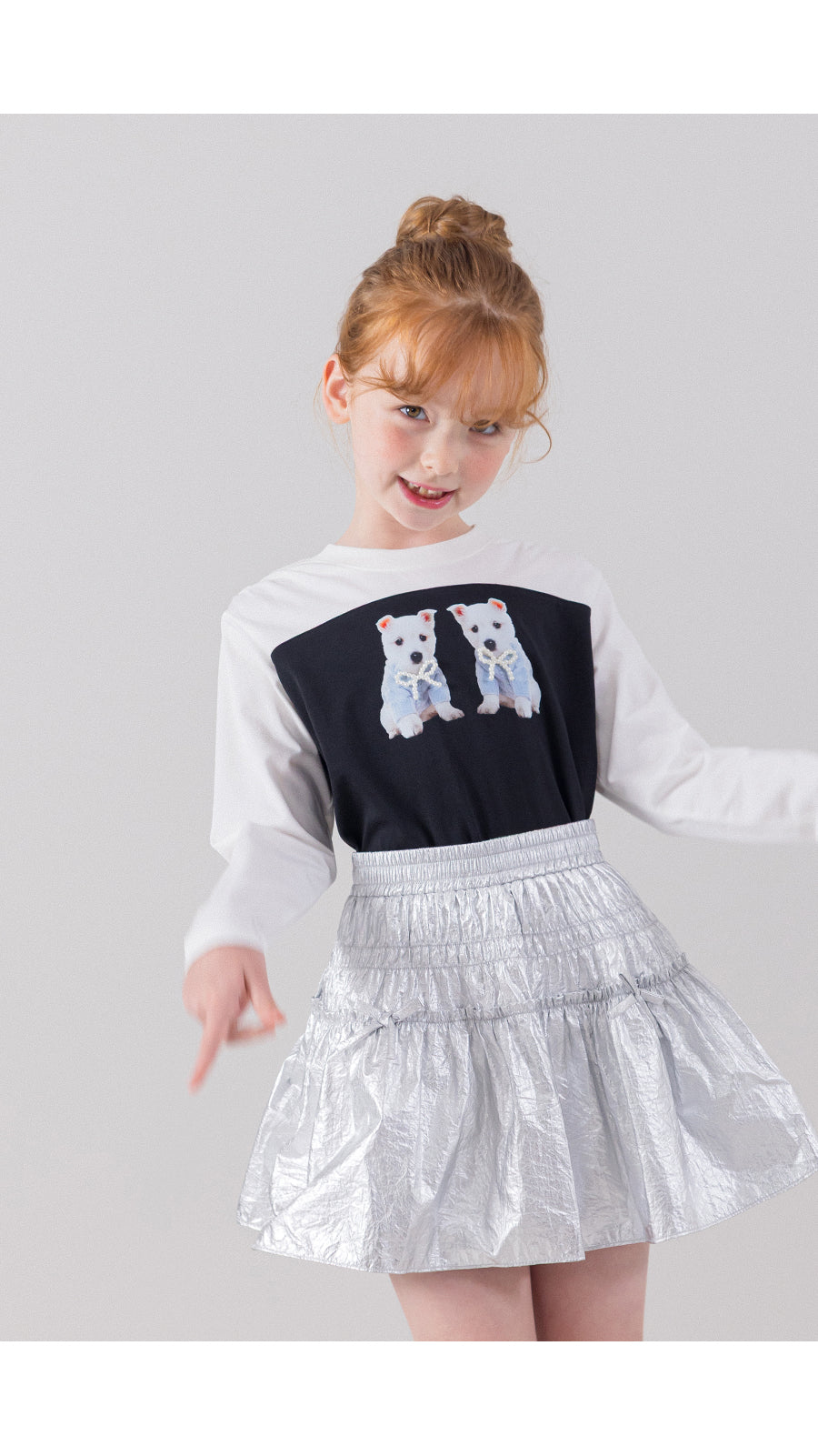 I LOVE J little puppy single top