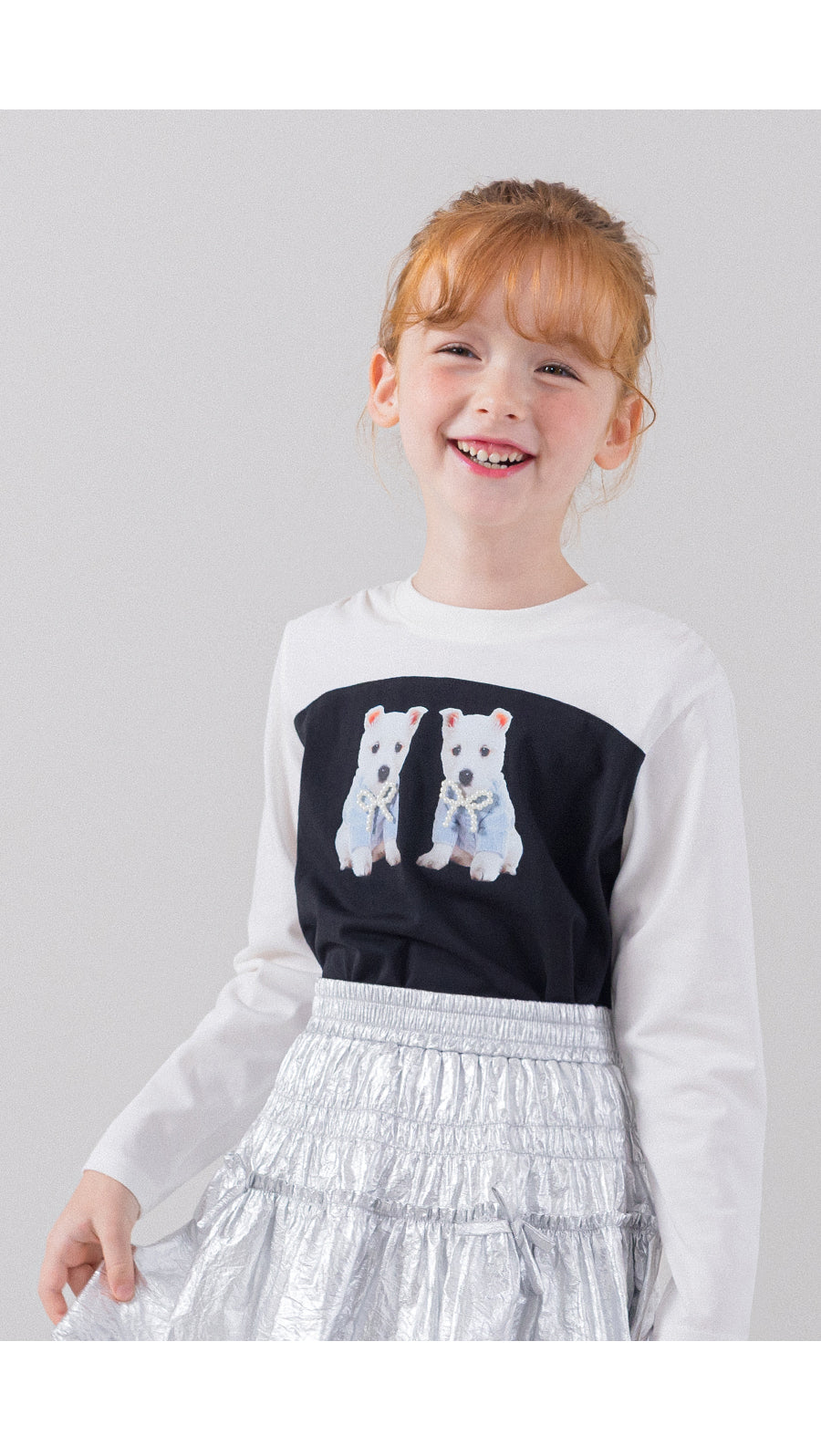 I LOVE J little puppy single top