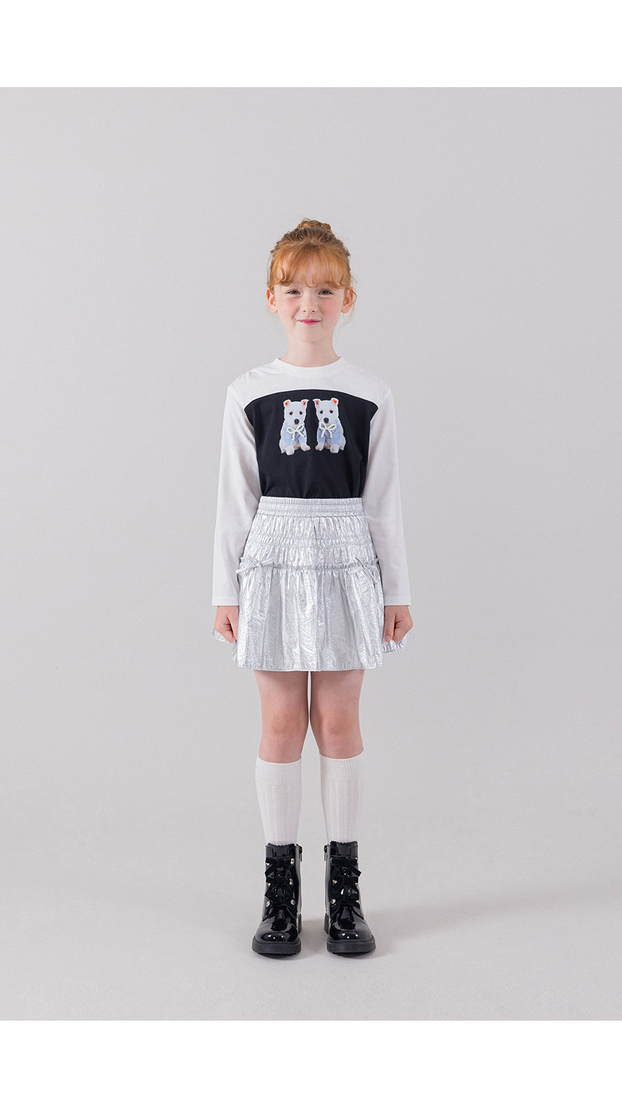 I LOVE J little puppy single top