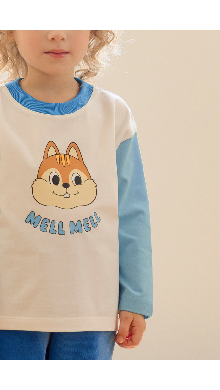 I LOVE J TODDLER color-blocked top