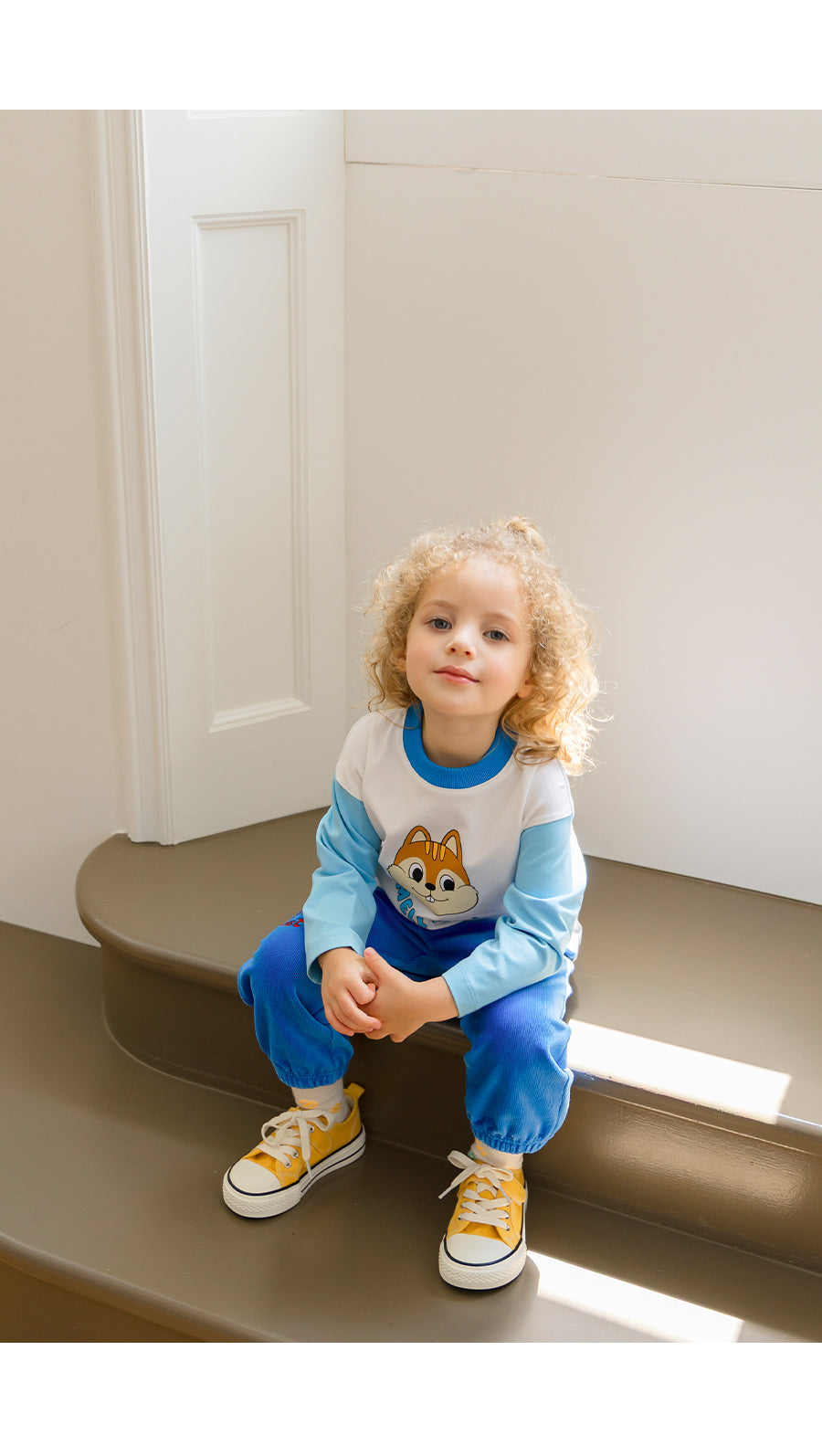 I LOVE J TODDLER color-blocked top