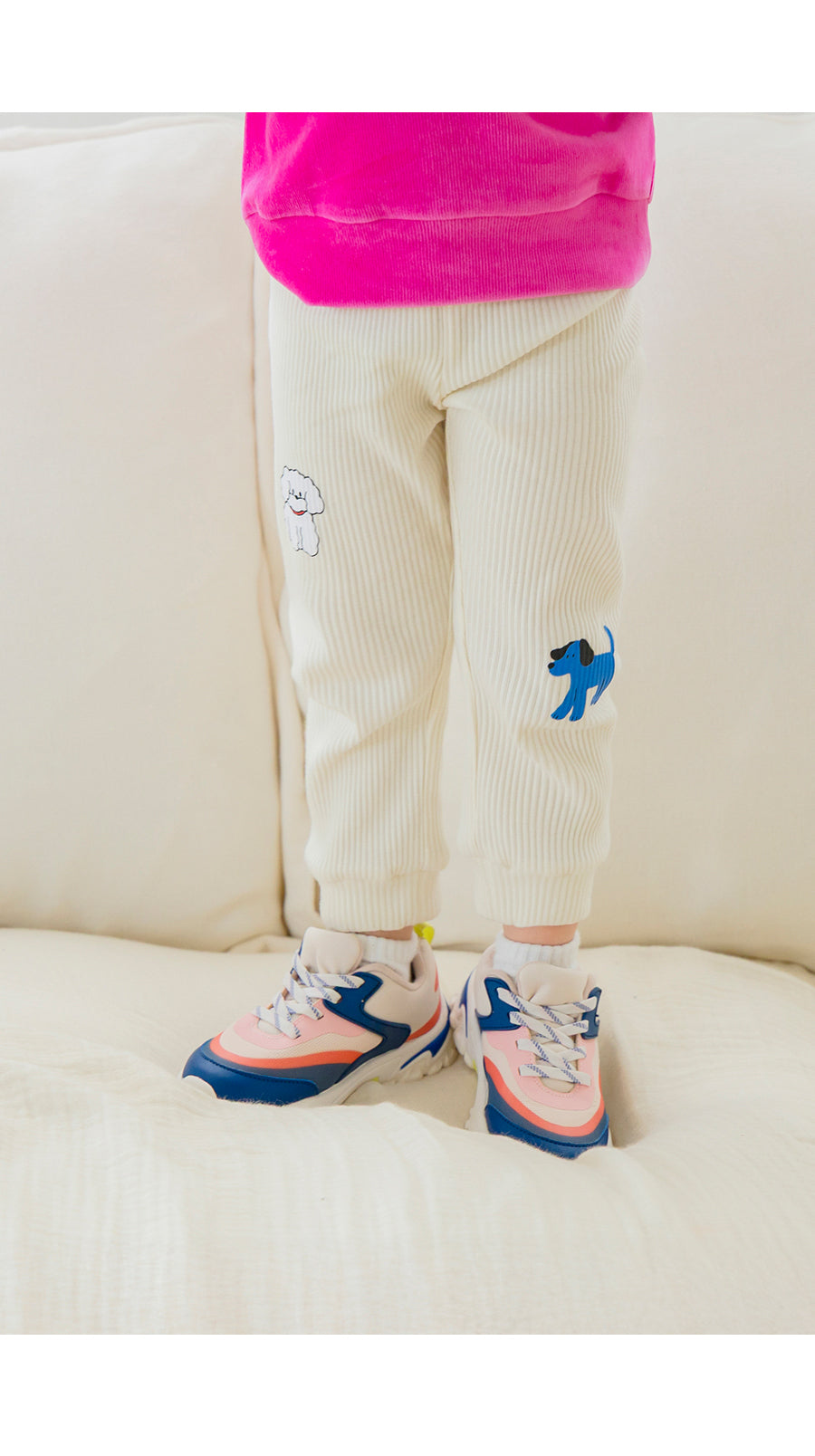 I LOVE J TODDLER dog world leggings