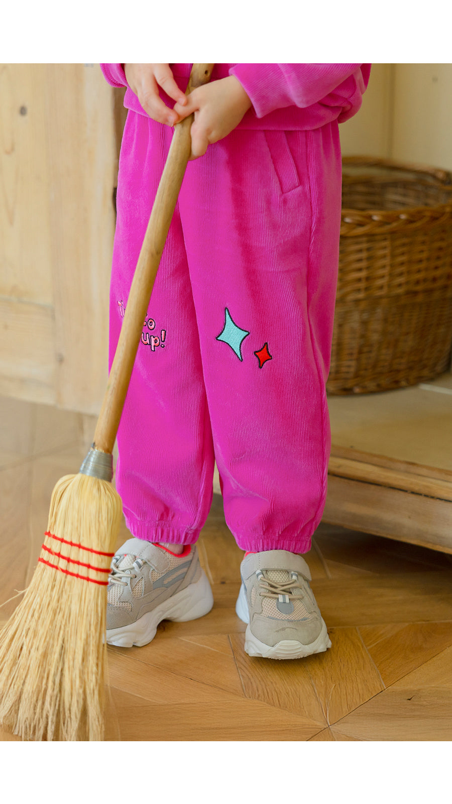 I LOVE J TODDLER velour jogger pants