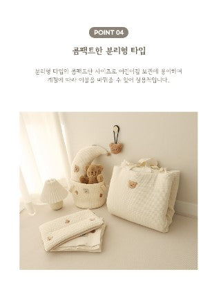 CHEZBEBE Modal Waffle Nap Pad