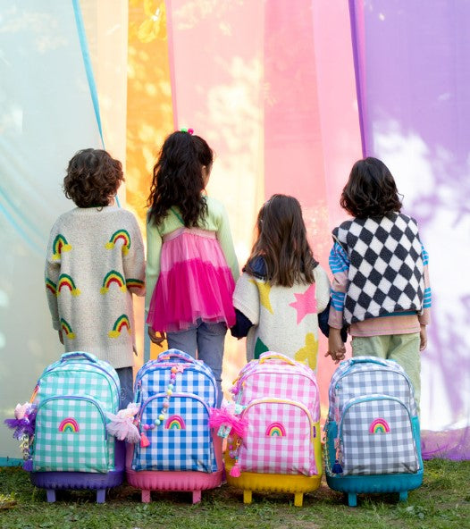 ODDBI Happy Check LED Trolley Bag