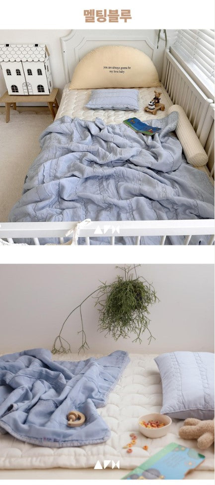 ALL4HOME Summer Artificial Silk Blanket