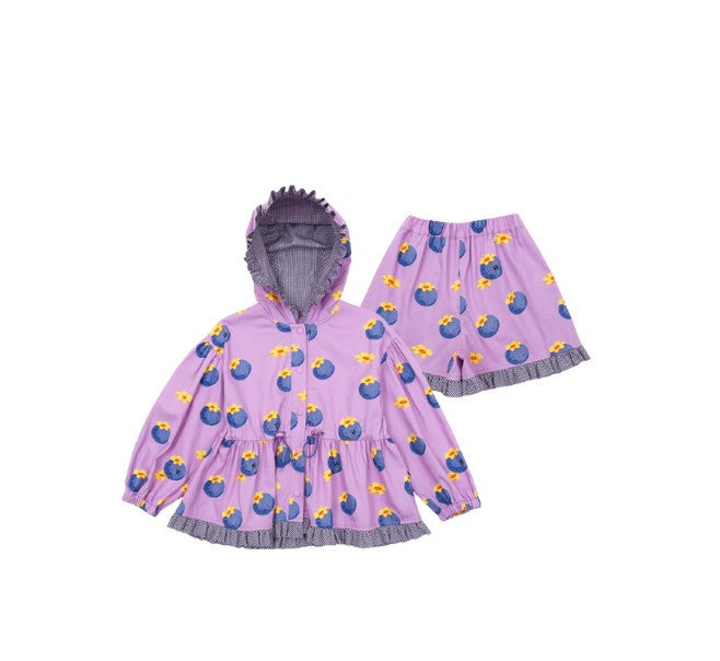 BEBEBEBE 2025 SPRING  Blueberry frill SET (PURPLE)
