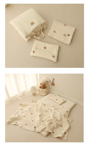 CHEZBEBE Modal Waffle Nap Pad