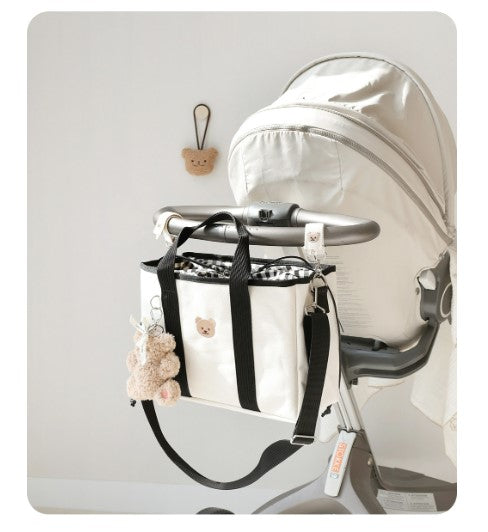 CHEZBEBE Check String Market Bag