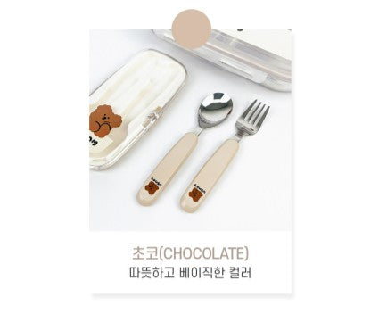 UBMOM Stainless Spoon fork Case Set