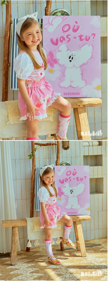 BEBEBEBE 1st summer pre order Butterfly cat puff frill SET