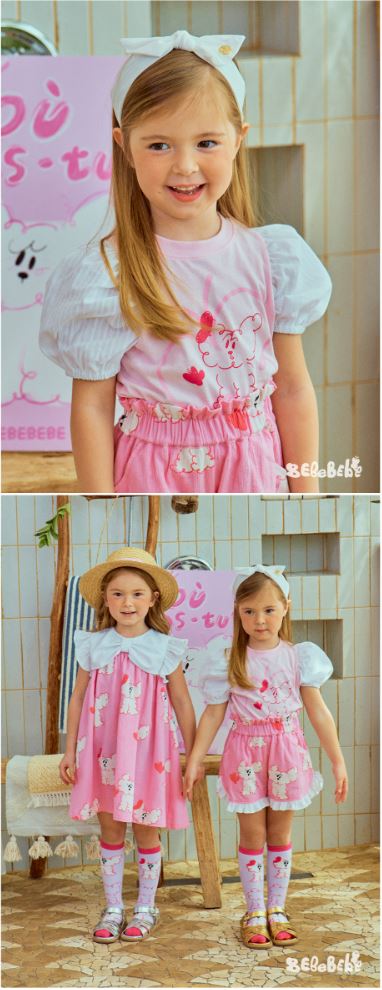 BEBEBEBE 1st summer pre order Butterfly cat puff frill SET