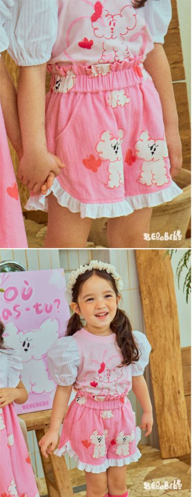 BEBEBEBE 1st summer pre order Butterfly cat puff frill SET