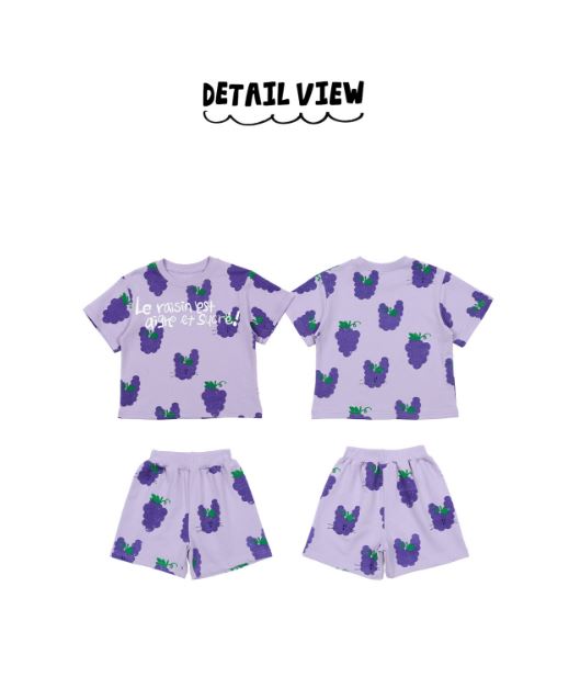 BEBEBEBE 1st summer pre order Grape rabbit training SET (PURPLE)