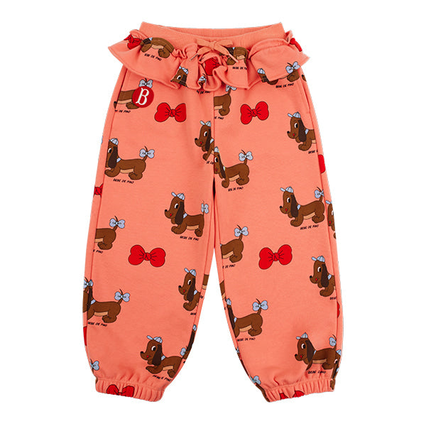 BEBE DE PINO All over grand dachund frill sweatpants