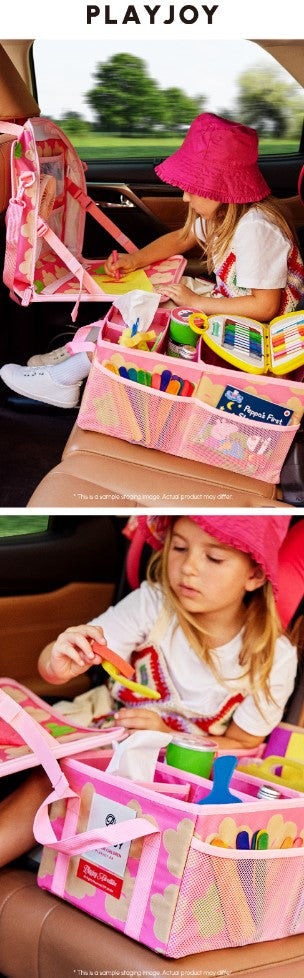 PLAY JOY Travel Folding Basket (Flower Pink)