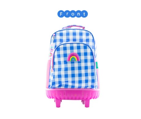 ODDBI Happy Check LED Trolley Bag