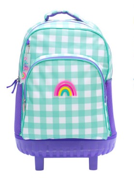 ODDBI Happy Check LED Trolley Bag