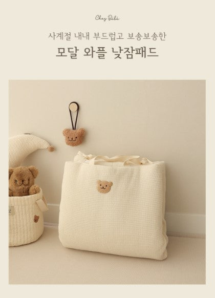 CHEZBEBE Modal Waffle Nap Pad