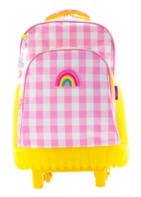ODDBI Happy Check LED Trolley Bag