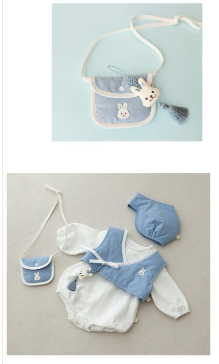 CHEZBEBE Korean Traditional Baby Hanbok 5pc Set