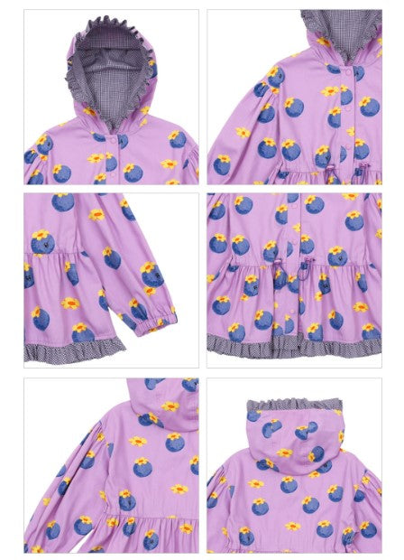 BEBEBEBE 2025 SPRING  Blueberry frill SET (PURPLE)