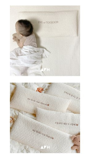 ALL4HOME Free Lettering Long Microfiber Pillow