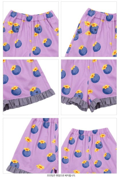 BEBEBEBE 2025 SPRING  Blueberry frill SET (PURPLE)