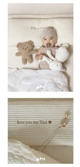 ALL4HOME Free Lettering Long Microfiber Pillow