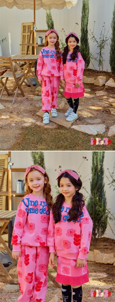 BEBEBEBE 2025 SPRING PRE ORDER Heart rose training SET (PINK)