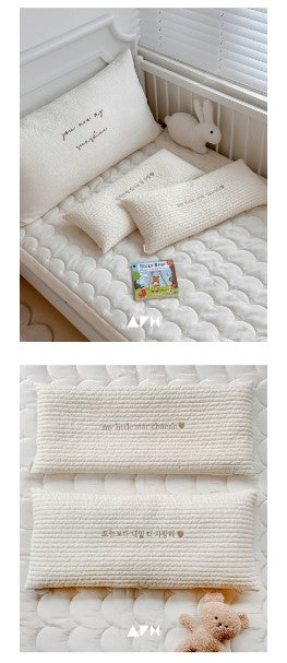 ALL4HOME Free Lettering Long Microfiber Pillow