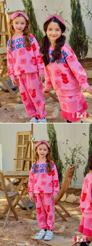 BEBEBEBE 2025 SPRING PRE ORDER Heart rose training SET (PINK)