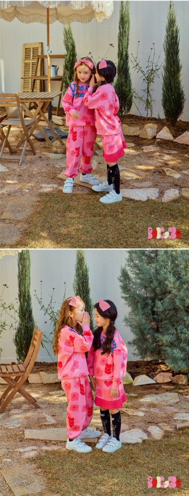 BEBEBEBE 2025 SPRING PRE ORDER Heart rose training SET (PINK)