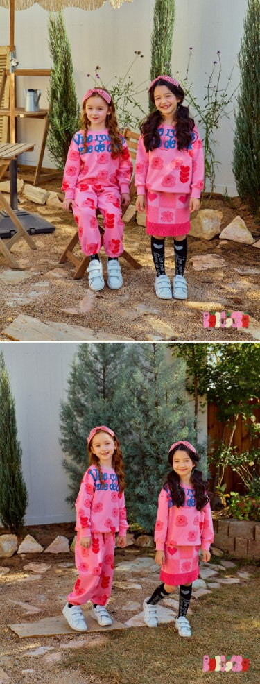 BEBEBEBE 2025 SPRING PRE ORDER Heart rose training SET (PINK)