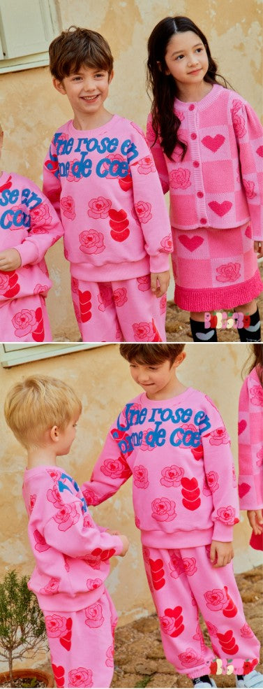 BEBEBEBE 2025 SPRING PRE ORDER Heart rose training SET (PINK)