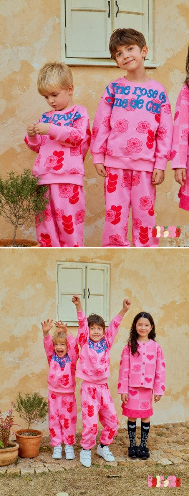 BEBEBEBE 2025 SPRING PRE ORDER Heart rose training SET (PINK)