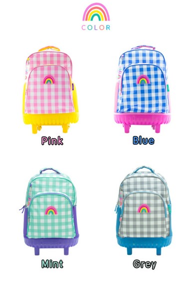 ODDBI Happy Check LED Trolley Bag